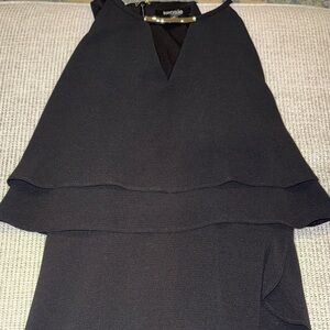 Kensie Black Tiered Dress